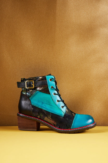 A Vintage Style Boots with Delicate Timeless Details