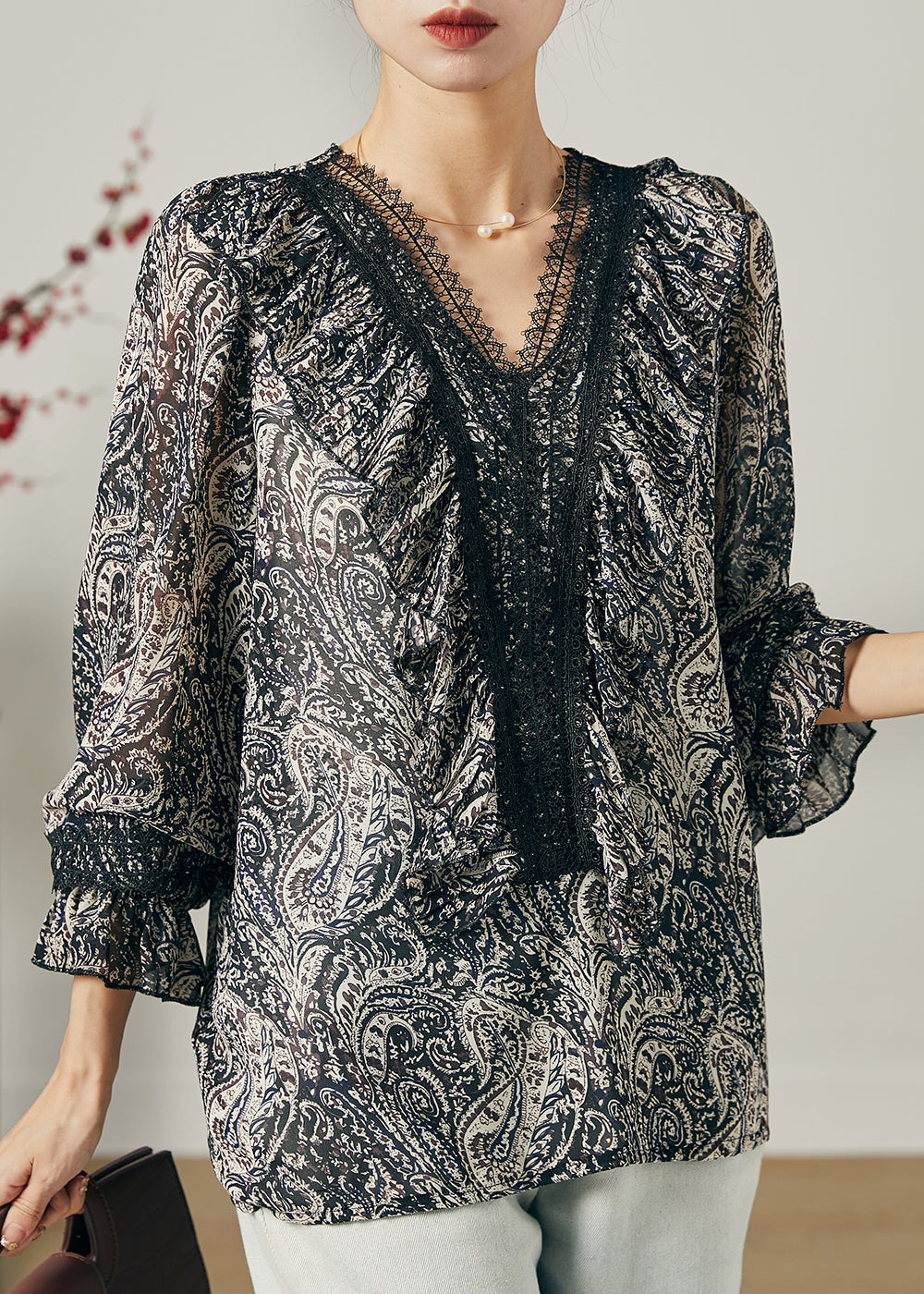 A Vintage Style Shirt with Delicate Timeless Details