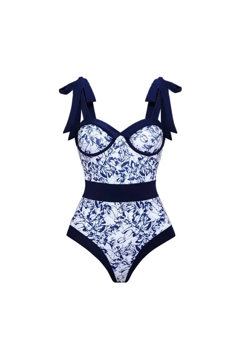 A Vintage Style Swimsuit with Delicate Timeless Details