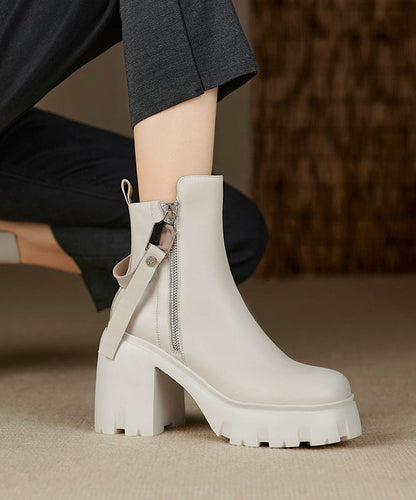 A Vintage Style Boots with Delicate Timeless Details