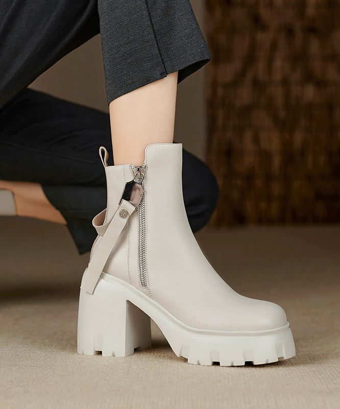 A Vintage Style Boots with Delicate Timeless Details