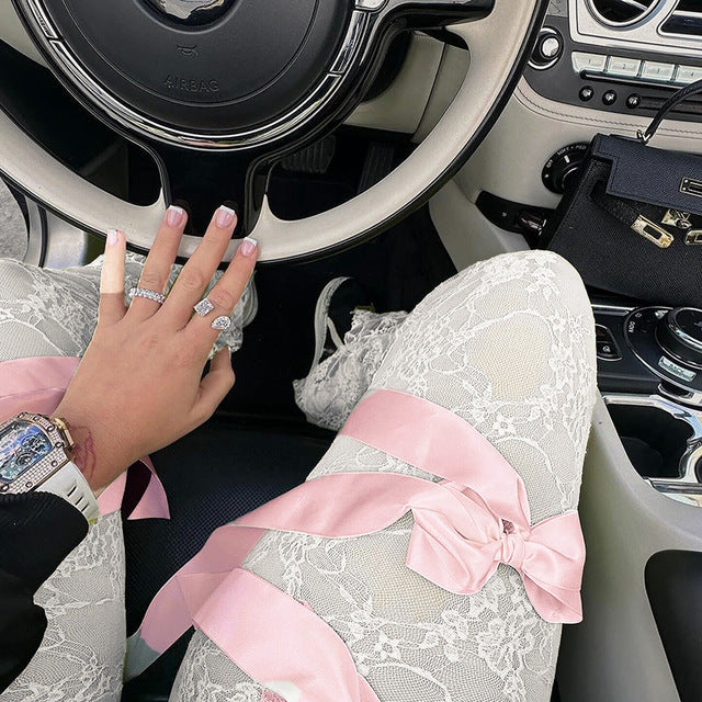 A Vintage Style Pants with Delicate Timeless Details