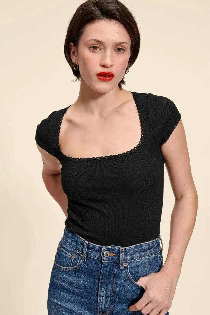 A Vintage Style Top with Delicate Timeless Details