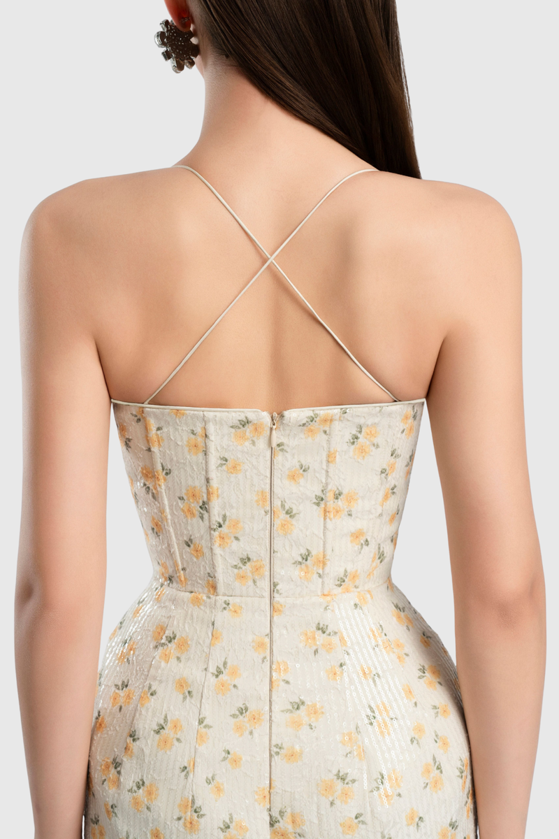 A Vintage Style Dress with Delicate Timeless Details