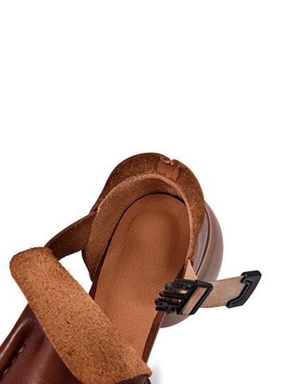 A Vintage Style Sandals with Delicate Timeless Details