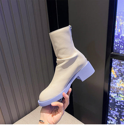 A Vintage Style Boots with Delicate Timeless Details