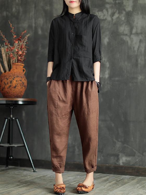A Vintage Style Pants with Delicate Timeless Details