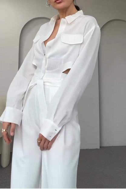 A Vintage Style Trousers with Delicate Timeless Details