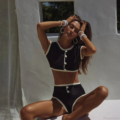Vintage Inspired Bikini with a Contemporary Edge