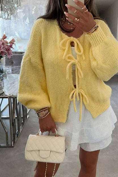 A Vintage Style Sweater with Delicate Timeless Details
