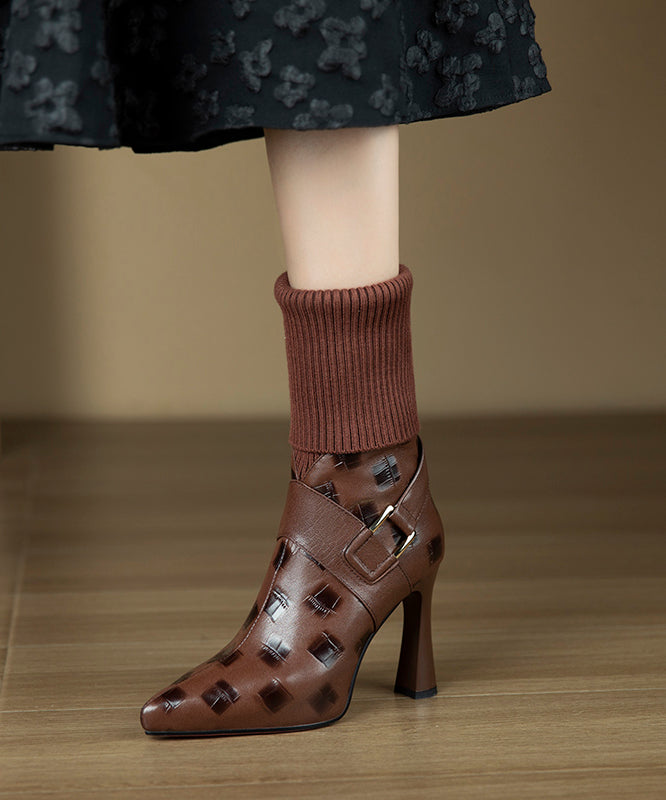 A Vintage Style Boots with Delicate Timeless Details