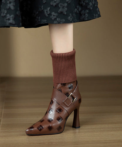 A Vintage Style Boots with Delicate Timeless Details