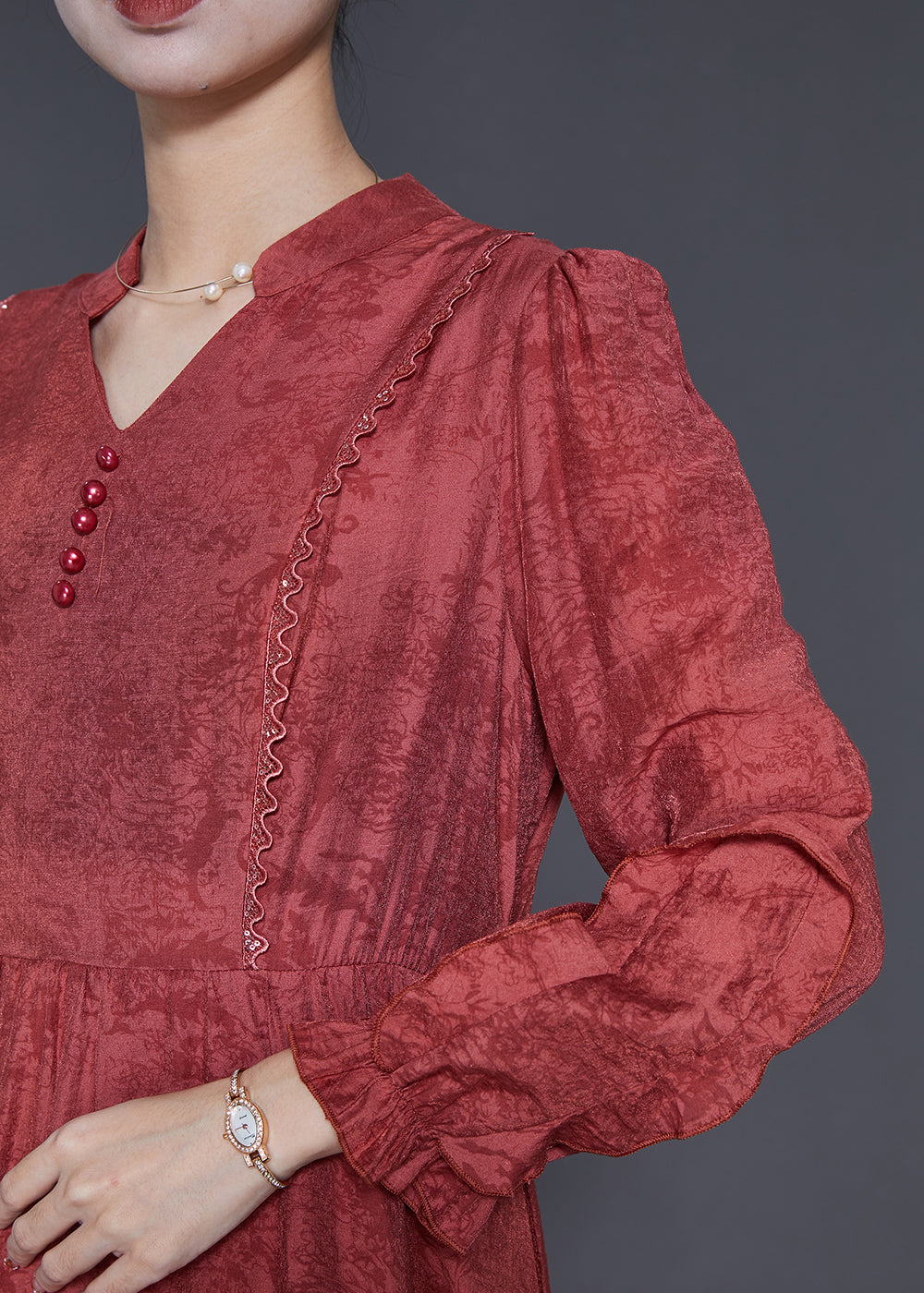 Elegantly Styled Dress for Everyday Wear