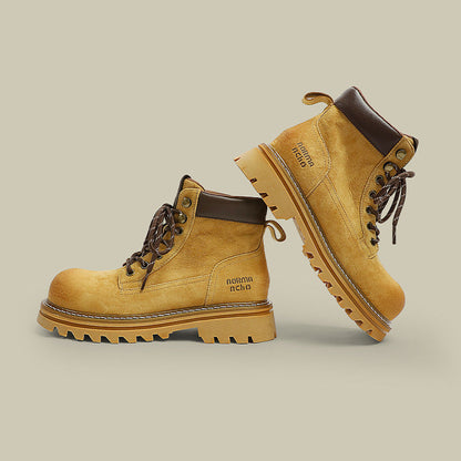 A Vintage Style Boots with Delicate Timeless Details