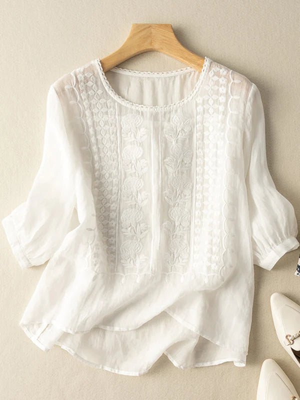 A Vintage Style Top with Delicate Timeless Details