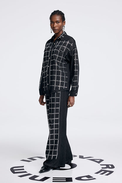 A Vintage Style Pants with Delicate Timeless Details