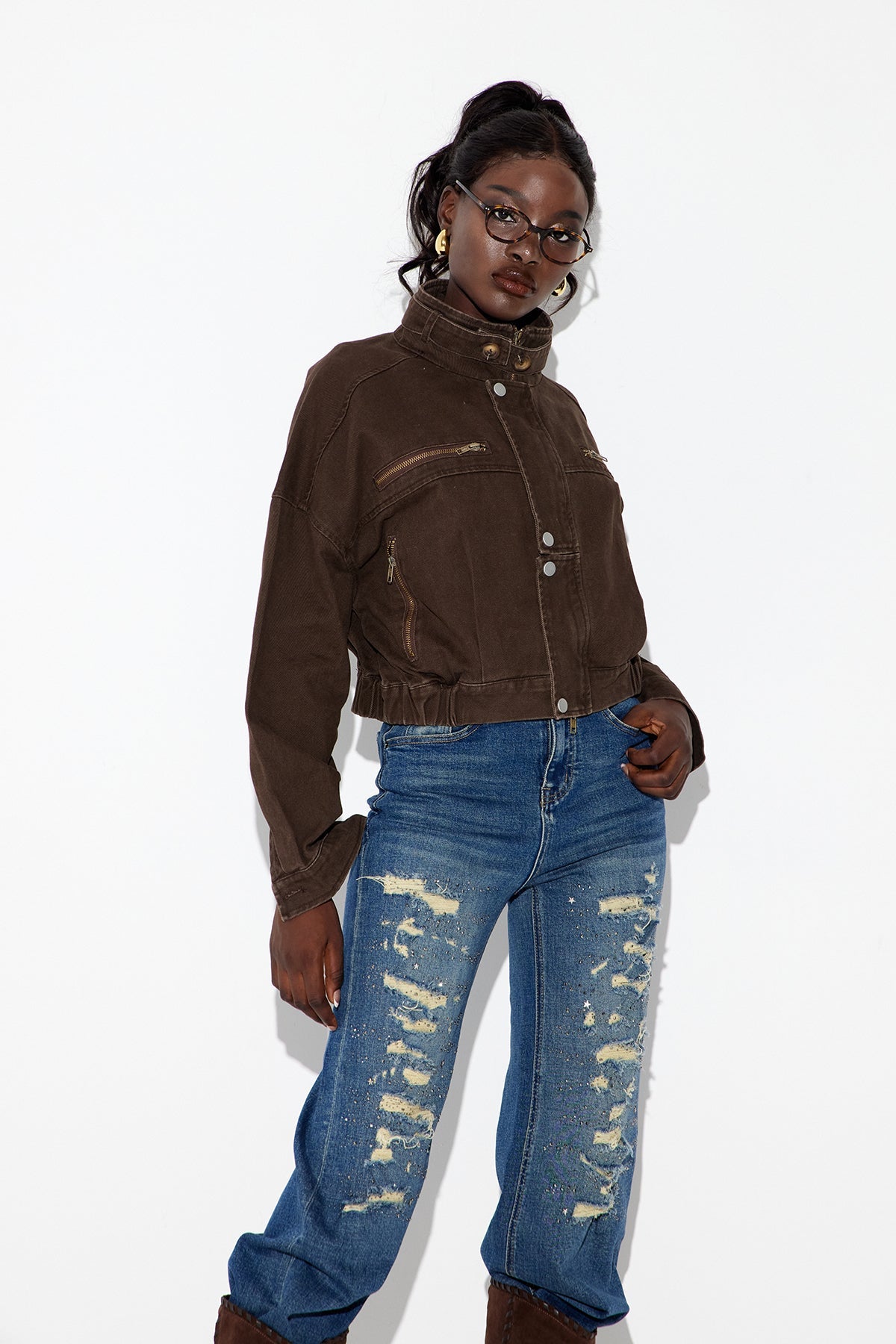 Classic Vintage Jacket with a Flattering Fit