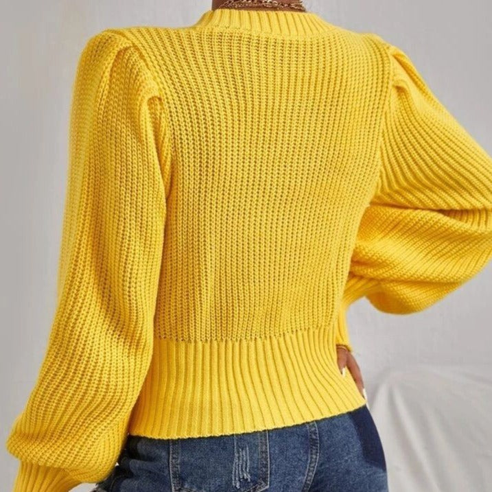 A Vintage Style Sweater with Delicate Timeless Details