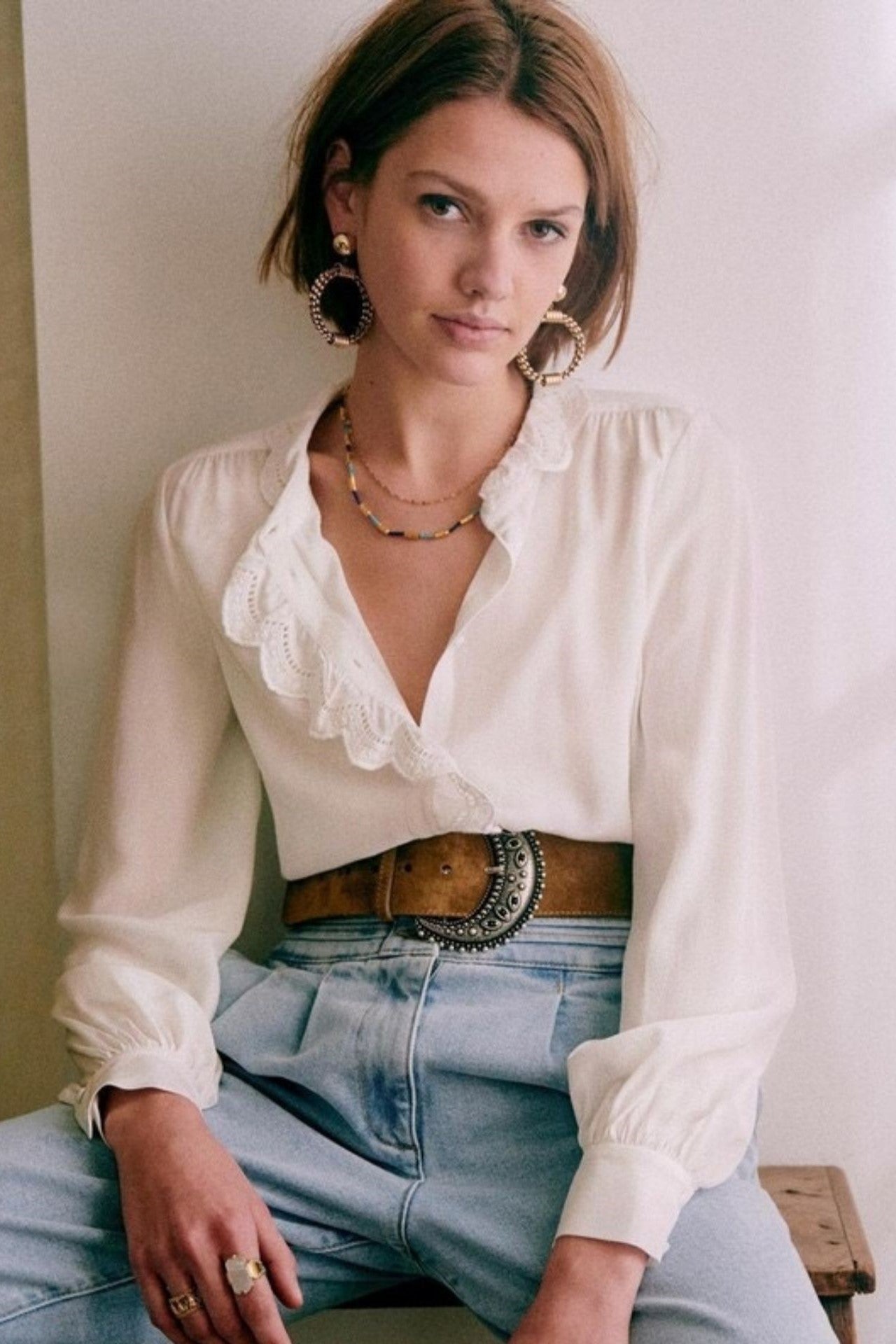 Beautifully Finished Blouse in a Timeless Design