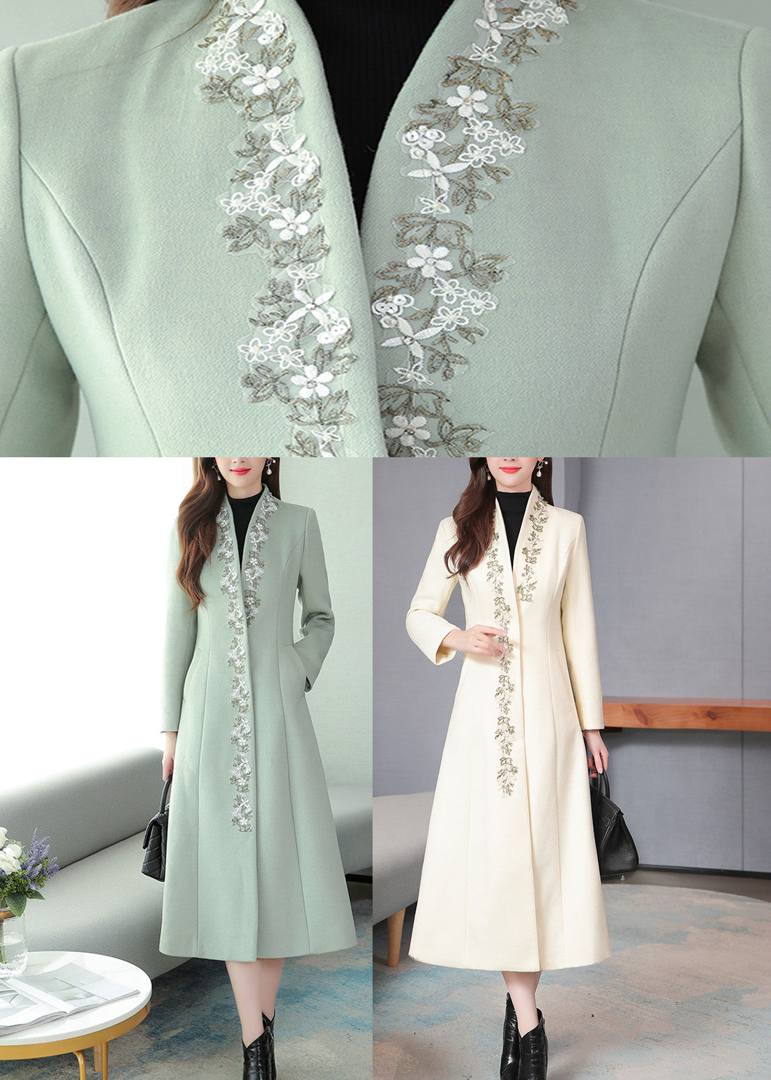 Gracefully Styled Coat for Any Occasion