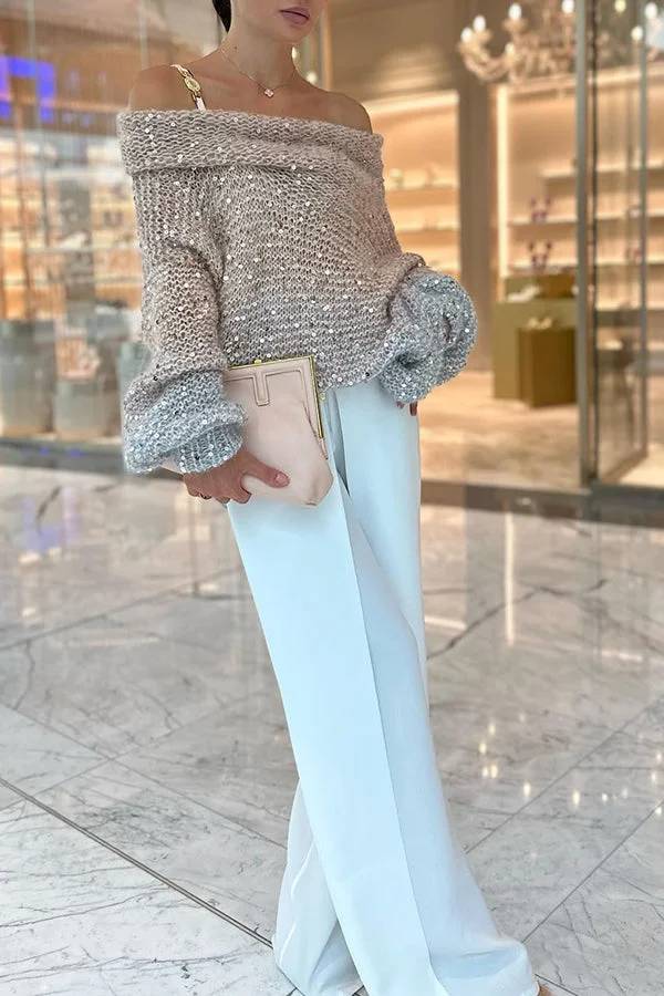 Well Tailored Sweater with a Graceful Silhouette