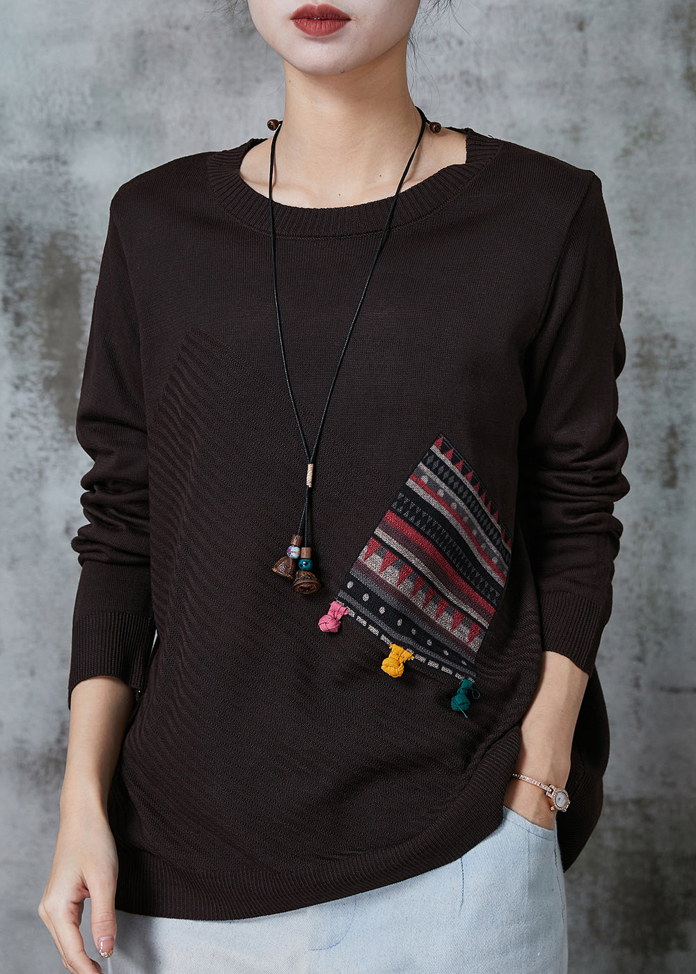 Beautifully Finished Sweater in a Timeless Design