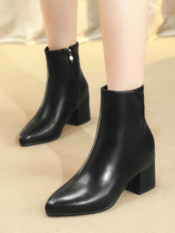 A Vintage Style Boots with Delicate Timeless Details