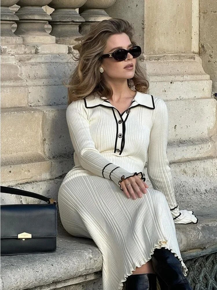 A Vintage Style Dress with Delicate Timeless Details