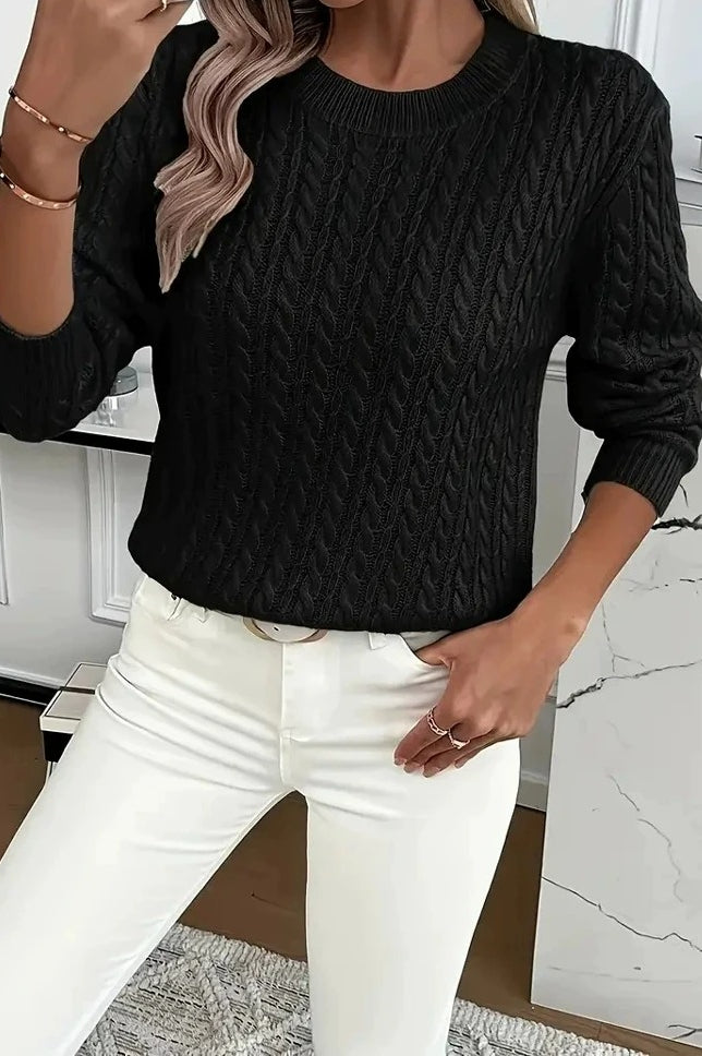 A Vintage Style Sweater with Delicate Timeless Details