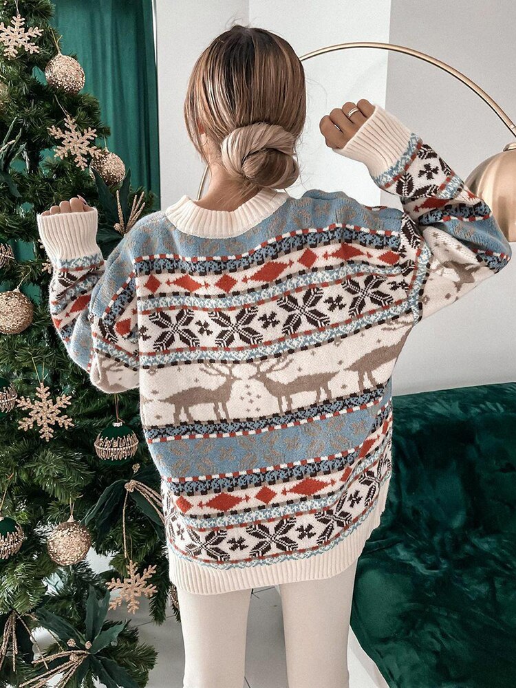 A Vintage Style Sweater with Delicate Timeless Details