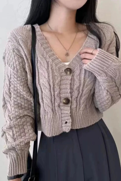 Classic Vintage Cardigan with a Flattering Fit