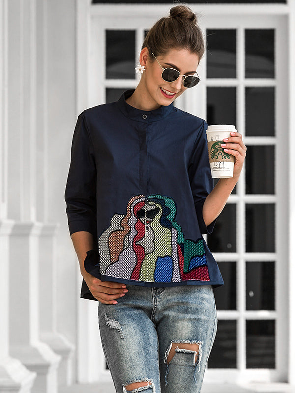 Well Tailored Blouse with a Graceful Silhouette