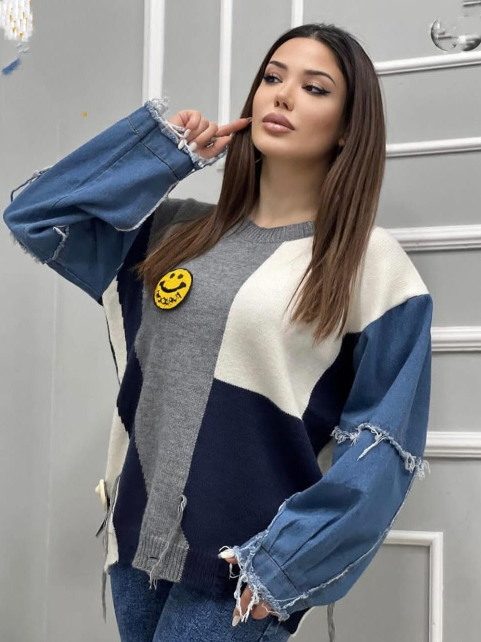 A Vintage Style Sweater with Delicate Timeless Details