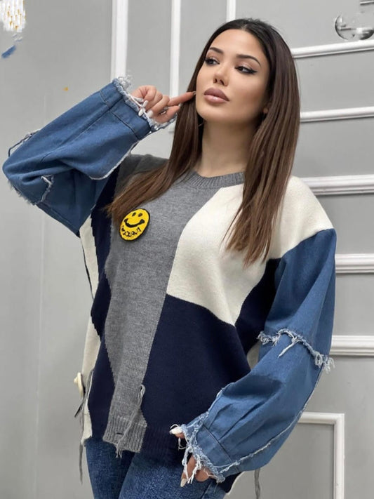 A Vintage Style Sweater with Delicate Timeless Details