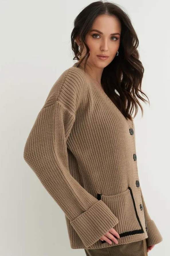A Vintage Style Cardigan with Delicate Timeless Details