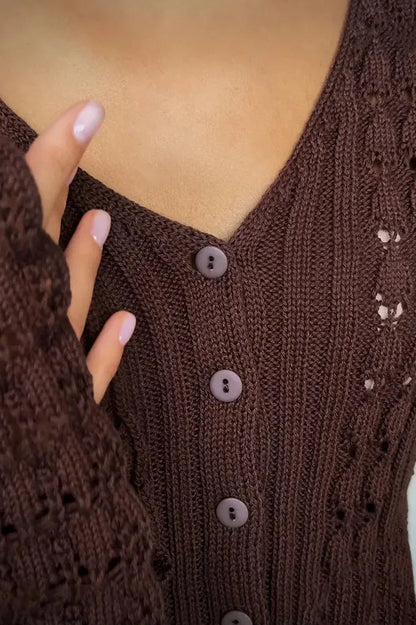 Vintage Inspired Cardigan with a Contemporary Edge