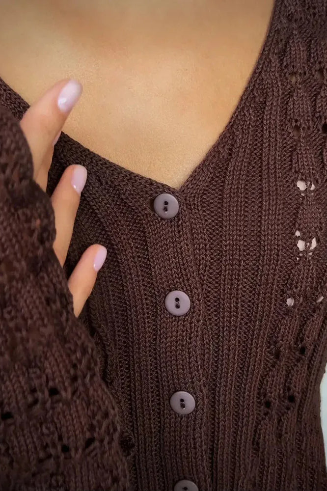 Vintage Inspired Cardigan with a Contemporary Edge