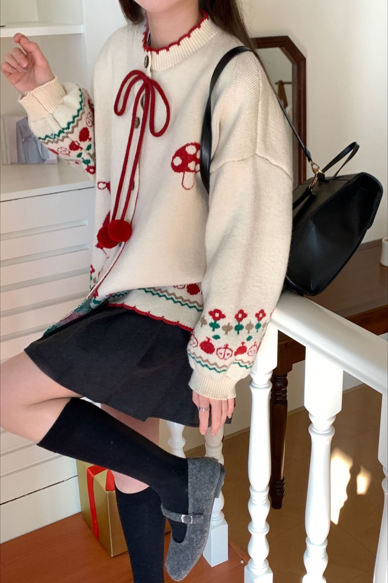 Classic Vintage Cardigan with a Flattering Fit
