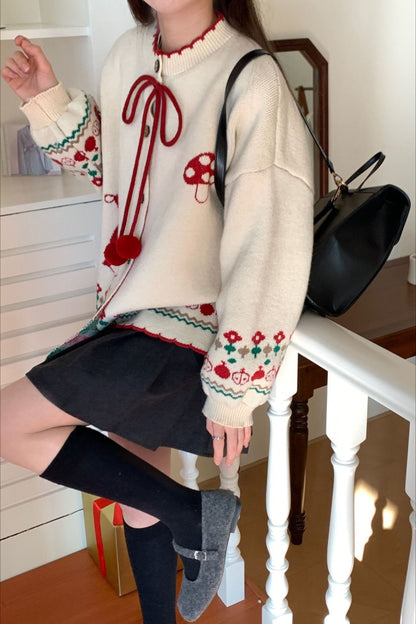 Classic Vintage Cardigan with a Flattering Fit