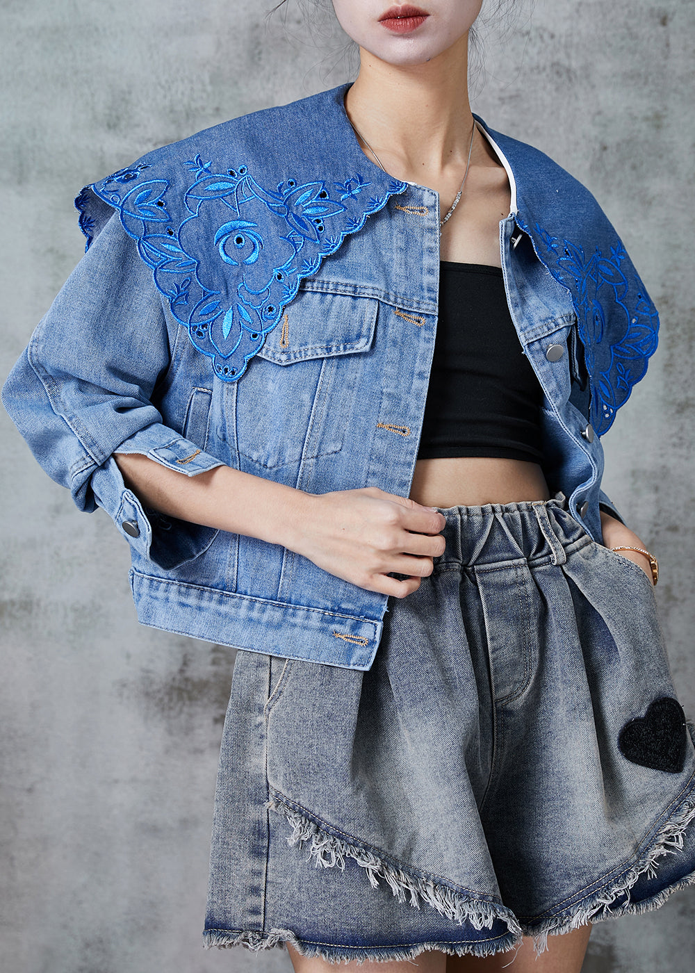 A Vintage Style Jacket with Delicate Timeless Details
