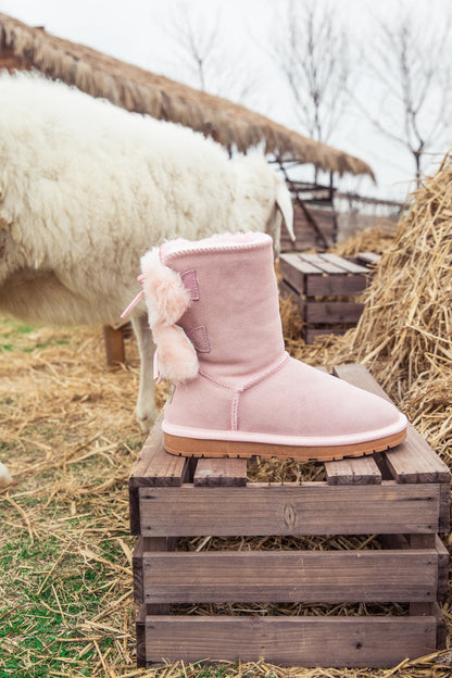A Vintage Style Boots with Delicate Timeless Details