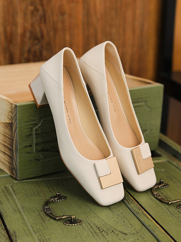 A Vintage Style Shoes with Delicate Timeless Details