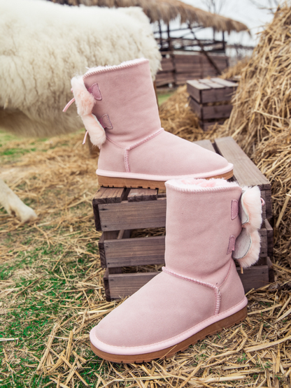 A Vintage Style Boots with Delicate Timeless Details
