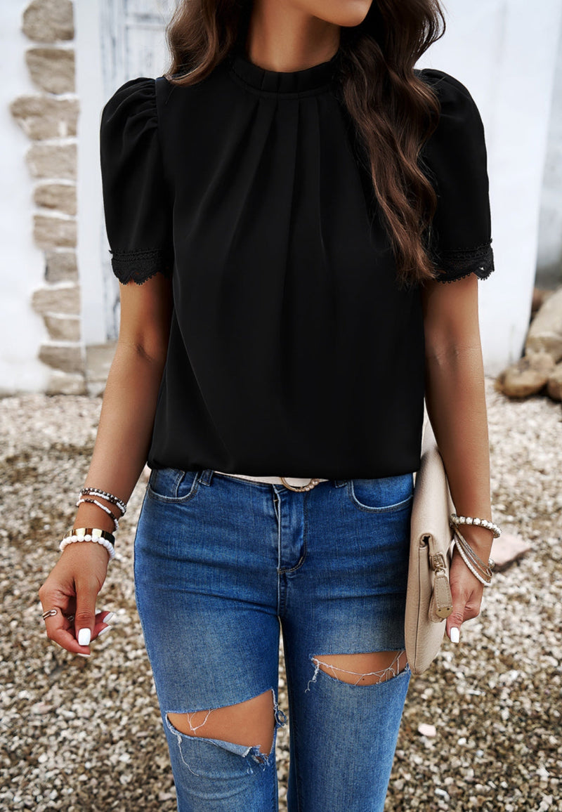 A Vintage Style Blouse with Delicate Timeless Details
