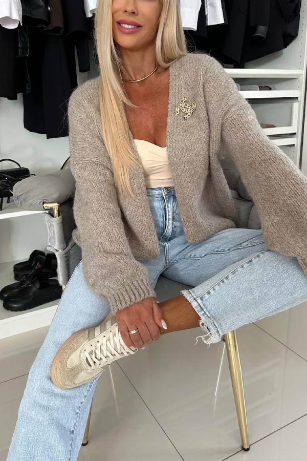 Vintage Inspired Cardigan with a Contemporary Edge