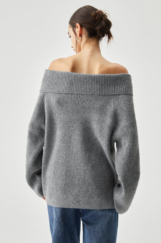 A Vintage Style Sweater with Delicate Timeless Details