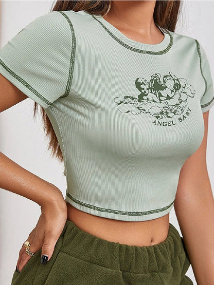 A Vintage Style T-Shirt with Delicate Timeless Details