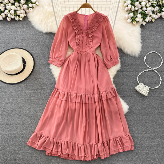 A Vintage Style Dress with Delicate Timeless Details