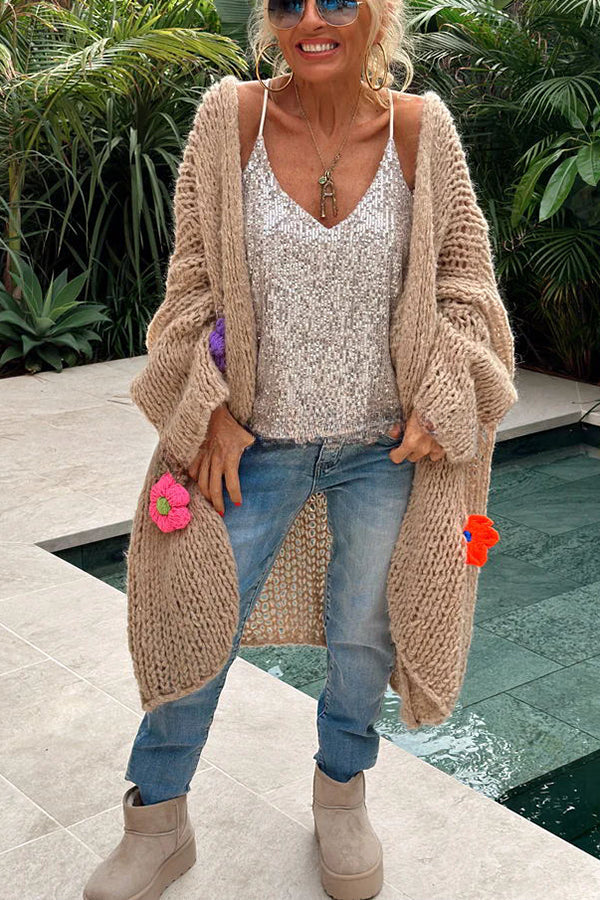 A Vintage Style Cardigan with Delicate Timeless Details