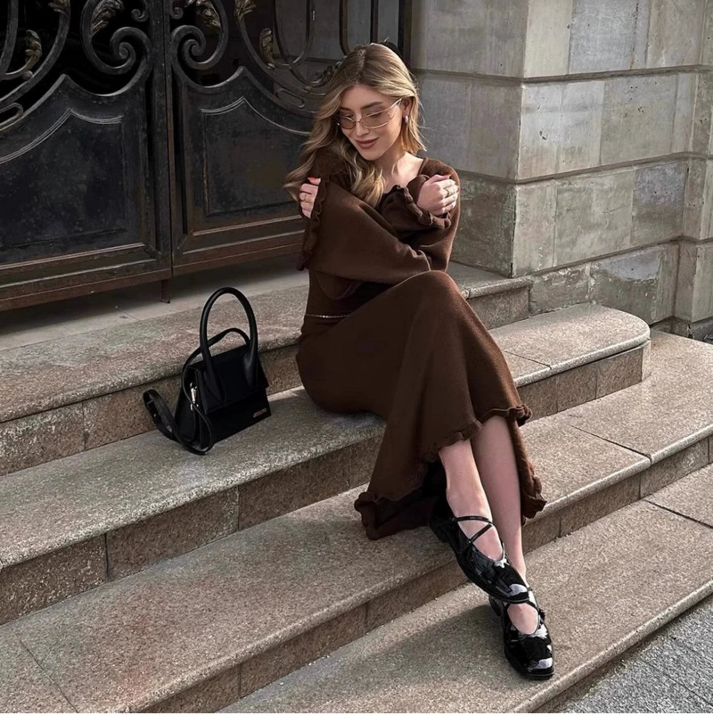 A Vintage Style Dress with Delicate Timeless Details